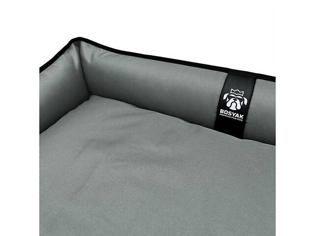 Лежак для собак всех пород EGO Bosyak Waterproof L 90х75 Cерый (спальное место для больших собак) - Фото 6