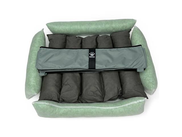 Лежак для собак всех пород EGO Bosyak Waterproof L 90х75 Cерый (спальное место для больших собак) - Фото 10