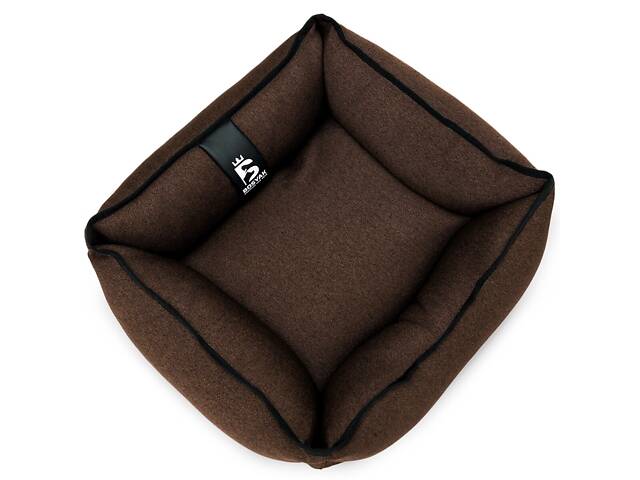 Лежак для собак и котов EGO Bosyak Рогожка XS 50x45 Коричневый (спальное место для собак и кошек) - Фото 3