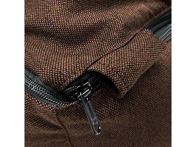 Лежак для собак и котов EGO Bosyak Рогожка XS 50x45 Коричневый (спальное место для собак и кошек) - Фото 7