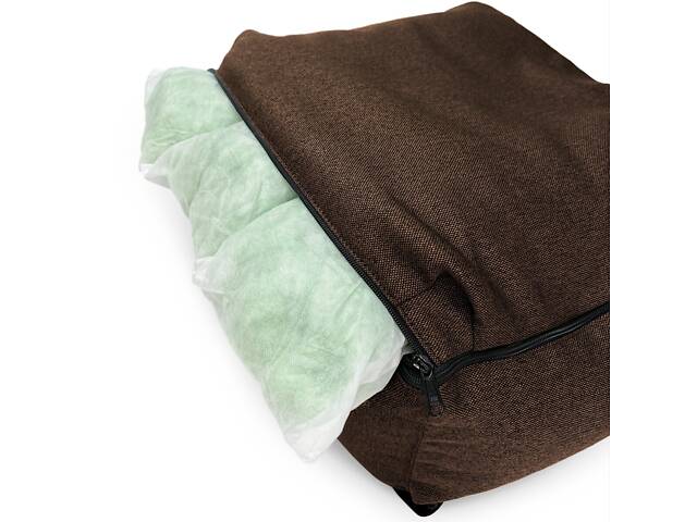 Лежак для собак и котов EGO Bosyak Рогожка XS 50x45 Коричневый (спальное место для собак и кошек) - Фото 9