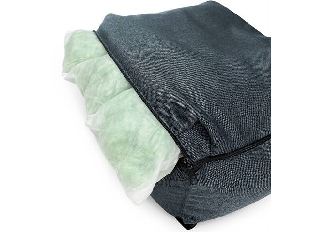 Лежак для собак и котов EGO Bosyak Рогожка XS 50x45 Серый (спальное место для собак и кошек) - Фото 9