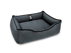 Лежак для собак і котів EGO Bosyak Рогожка S 65x55 Сірий (спальне місце для собак і котиків)