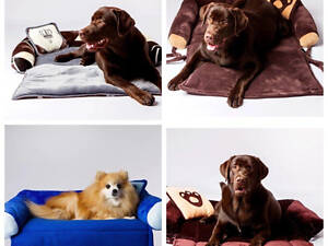 Лежак для собаки раскладной синий коричневый бордовый Бордовый