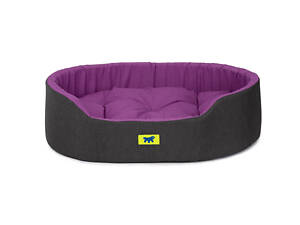 Лежак - кровать для собак и кошек Ferplast Dandy C Colour (Ферпласт Денди С Колор) 80 x 55 x h 20 cm - 80, Фиолетовый