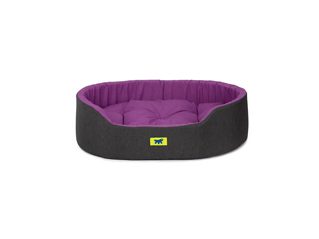 Лежак - ліжко для собак і кошек Ferplast Dandy C Colour (Ферпласт Денди С Колор) 80 x 55 x h 20 cm - 80, Фіолетовий - Фото 1
