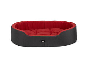 Лежак - кровать для собак и кошек Ferplast Dandy C Colour (Ферпласт Денди С Колор) 110 x 70 x h 23 cm - 110, Красный