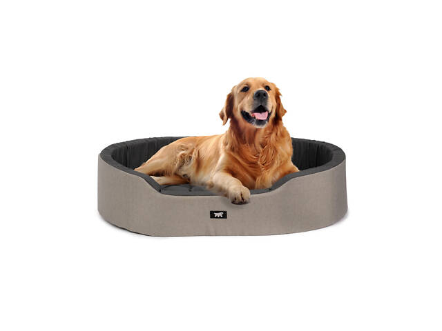 Лежак - ліжко для собак і кошек Ferplast Dandy C Colour (Ферпласт Денди С Колор) 95 x 60 x h 23 cm - 95, Коричневий - Фото 3