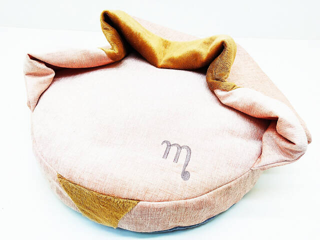 Лежак пуф з ковдрою для собак і котів Містик - Фото 1