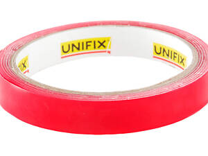 Стрічка двостороння Unifix — 1 x 15 мм x 2 м піноакрил