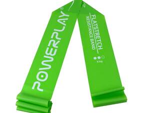 Стрічка-еспандер PowerPlay 4112 Medium Зелена (200*15*0.5мм, 9кг)