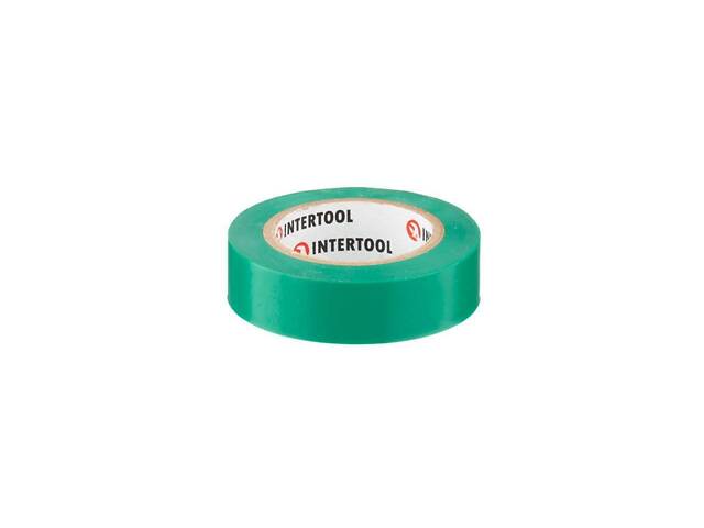 Лента изоляционная Intertool - 20 м x 17 x 0,15 мм зеленая 10 шт. - Фото 1