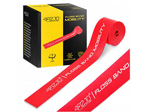 Стрічка компресійна для флосингу 4FIZJO Floss Band 207 x 5 x 0.1 см Red (P-5907222931899)