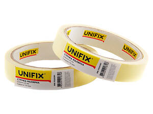 Лента малярная Unifix - 20 мм x 20 м желтая 5 шт.