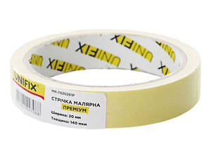 Лента малярная Unifix 20 мм x 20 м премиум (MR-7020261P)