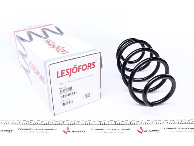 LESJOFORS 4004261 Пружина (передняя) Audi A3 1.4TFSI/1.6/FSI 03-12/Seat Altea 1.2TSI 10- (нах.зап.ч.) (без спорт.ход.ч.) - Фото 1