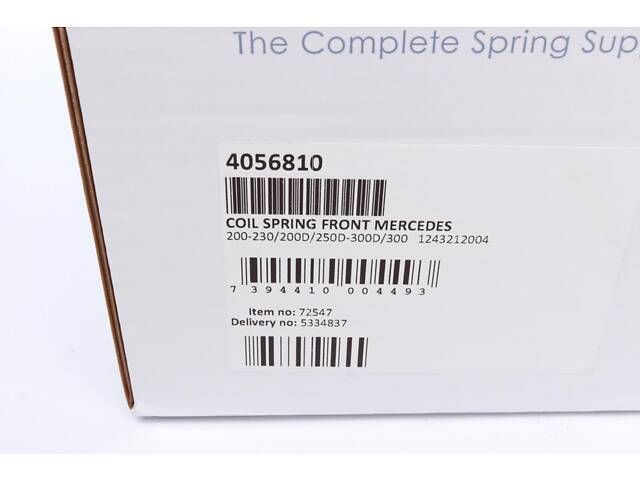 LESJOFORS 4056810 Пружина (передняя) MB E-class (W124/S124) E200/E200D/E220/E250D/E300D 84-97 (седан/универсал) - Фото 6