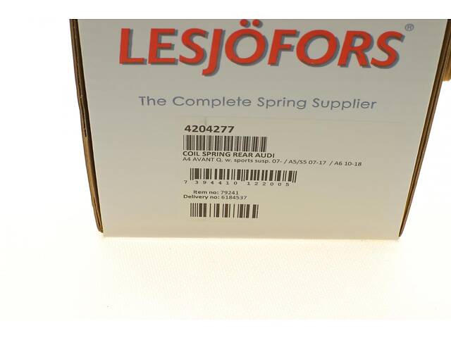 LESJOFORS 4204277 Пружина (задня) Audi A4/A6 3.0TDI/1.8TFSI/2.0TDI/TFSI 08-18 (седан/унив) (спорт.х.ч) (A4:S-line) - Фото 6