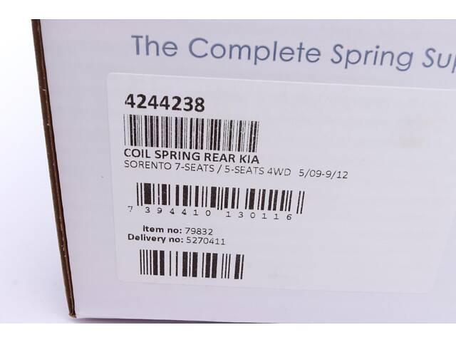 LESJOFORS 4244238 Пружина (задня) Kia Sorento II 2.2CRDi/2.4CVVT/4WD 09-12 (SUV) (5,7 мест) (без с-ми рег.дор.просв.) - Фото 6
