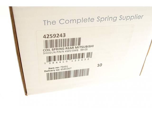 LESJOFORS 4259243 Пружина (задняя) Mitsubishi Pajero Pinin 1.8/1.8GDI/2.0GDI 99-07 (внедорожник закрытый) - Фото 6