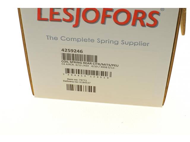 LESJOFORS 4259246 Пружина (задня) Mitsubishi ASX 1.6MIVEC/1.8DI-D 10-/Citroen C4/Peugeot 4008 1.6/1.6-1.8HDi 12- (SUV) - Фото 6