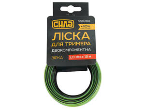 Волосінь для тріммера Сила 2.0 мм x 15 м зірка PRO (550280)