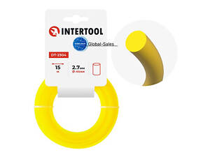 Леска для триммера Intertool 2.7мм x 15м круг (DT-2304)