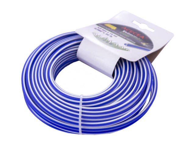 Волосінь для тріммера Рамболд 3.0 мм x 15 м квадрат біло-синій (FL 3*15) - Фото 2