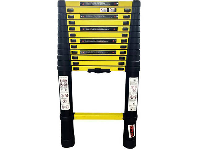 Драбина GTM телескопічна 13 секцій 3,8м (KME1038Y/881038) - Фото 2