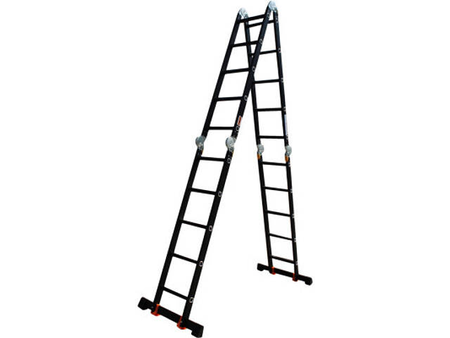 Драбина GTM трансформер 4*5ст. 1,45-5,75м (KMP405A) - Фото 5