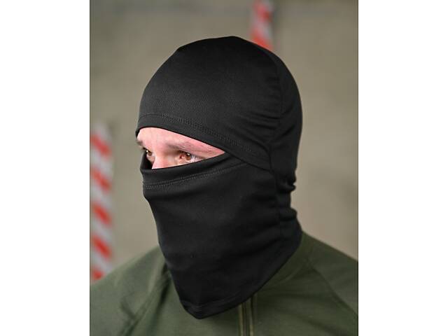 Летняя балаклава coolmax black ПП7669 - Фото 1