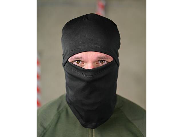 Летняя балаклава coolmax black ПП7669 - Фото 2