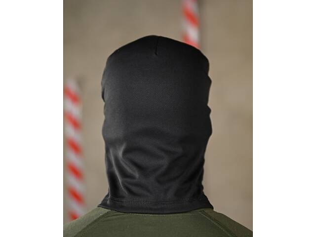 Летняя балаклава coolmax black ПП7669 - Фото 3