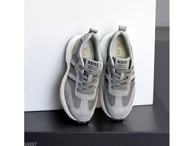 Летние кроссовки серые натур замш, кроссовки Rih 36,37,40р код 24207 - Фото 5