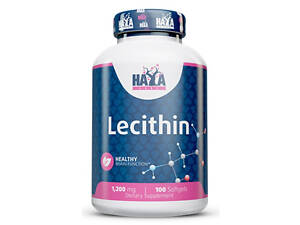 Лецитин Haya Labs Lecithin 1200mg 100softgels
