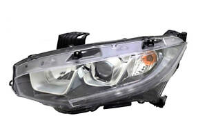 Левая фара HONDA CIVIC 16-20 , FP 3034 R1-E , DEPO , ЭЛ. H11+HB3 LED; +КОРРЕКТОР