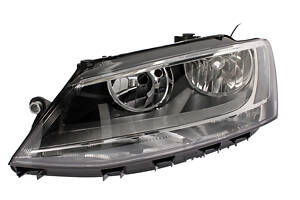 Ліва фара VW Jetta '11-18 (TYC) 5C7941006 мех. H7 / H7 ЖОВТА ВСТАВКА USA