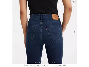 Levi´s 724 Premium W31L32 HIGH RISE SLIM STRAIGHT WOMEN'S JEANS