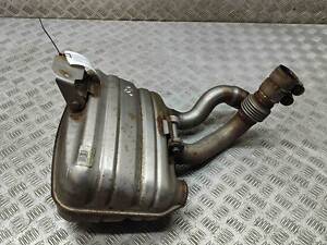 Левый глушитель заднего конца Porsche 911 Cabrio (991) 99111132101 24497223 3.8L.