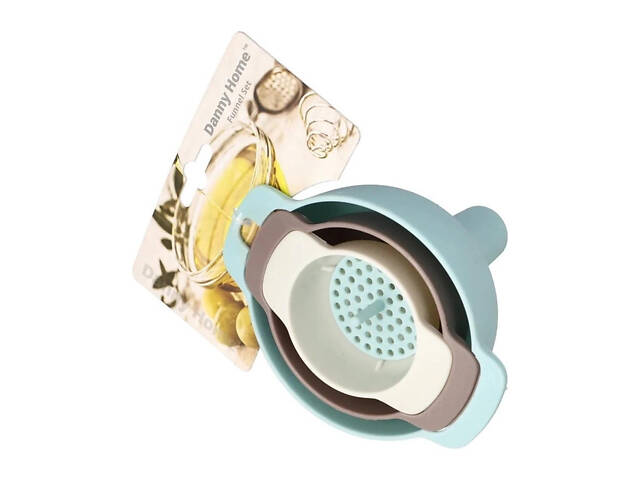 Лейка с ситом-фильтром Stenson R-92271 4 предмета - Фото 1