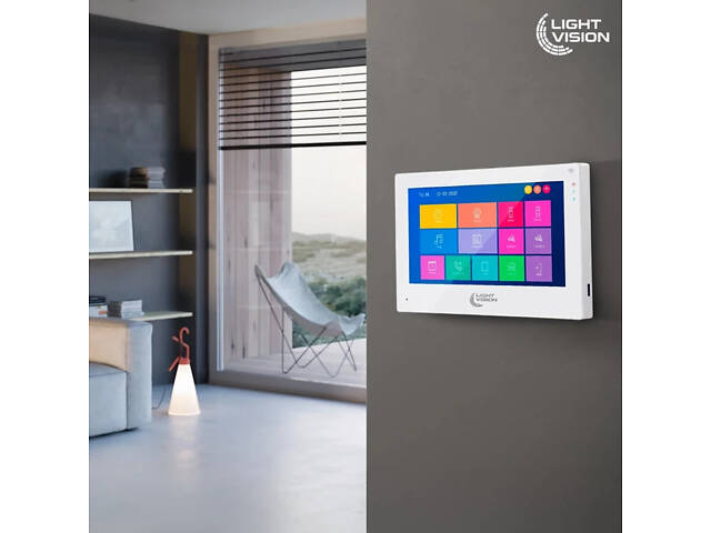 Light Vision SINGAPORE WiFi FHD WHITE (AI) 10' Видеодомофон - Фото 5