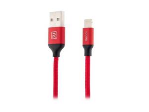 Lightning кабель Fabrics RCL-M100, 1m red Recci CC300161