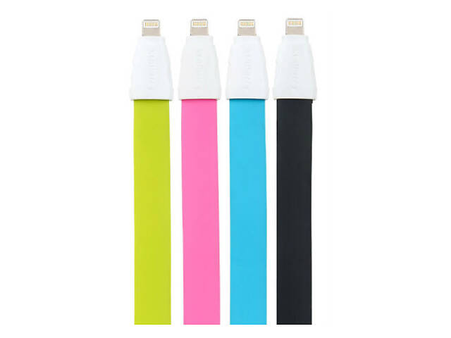 Lightning кабель Flat Full Speed II RC-011i 1m green Remax 301601 - Фото 3