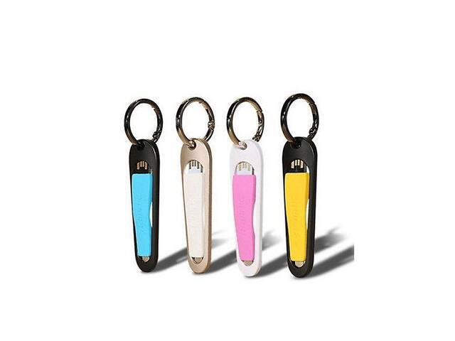 Lightning кабель Portable RC-024i 7cm yellow Remax 303304 - Фото 3