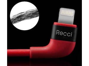 Lightning кабель Swift RCL-J100, 1m red Recci CC300064