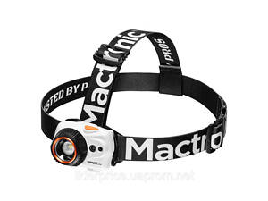 Ліхтар налобний Mactronic Maverick White Peak (320 Lm) Focus (AHL0052) Оригінал!!