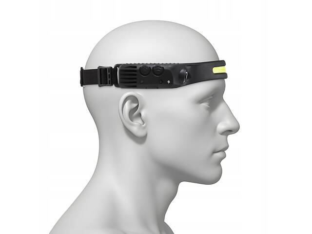 Ліхтар налобний Mountain Goat LED 350 lm акумуляторний, з бічним світлом Black (P-5907739318305) - Фото 7