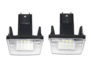 Фонарь подсветки номера LED комплект 2 шт. под крышку багажника (Новые) PEUGEOT PARTNER 08-18 (ПЕЖО ПАРТНЕР) (6340A3, 6340.A3)
