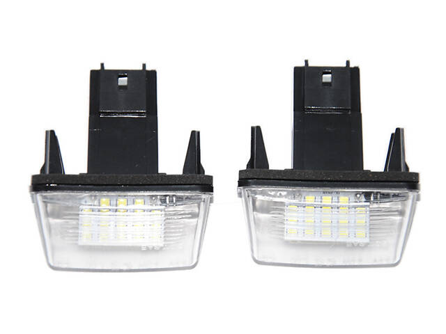Фонарь подсветки номера LED комплект 2 шт. под крышку багажника (Новые) PEUGEOT PARTNER 08-18 (ПЕЖО ПАРТНЕР) (6340A3, 6340.A3) - Фото 1