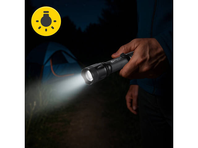 Ліхтар ручний Mountain Goat LED 800 lm акумуляторний, 5 режимів Black (P-5907739318329) - Фото 2